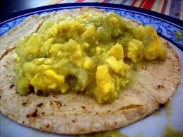 Huevo en salsa verde